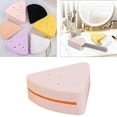 thumbnail image 3 of HILABEE Triangle Makeup Sponge Holder/ Cosmetic Blender Sponge Case/ Portable Breathable Light Pink, 3 of 9