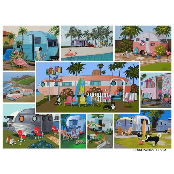 Vintage Trailer Jigsaw Puzzle (Other)