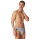 thumbnail image 5 of SCHIESSER Calzoncillos para Hombres, Paquete de 3 - Rio Slip 95/5, Algodón Estirado, Rayas laterales Gris M (Medium), 5 of 5