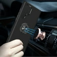 thumbnail image 3 of Designed for Samsung Galaxy S21 Slim Thin Hybrid 360 Degree Rotatable Metal Invisible Ring Stand Holder Fit Magnetic Car Mount Holder Phone Case Cover [Black], 3 of 8