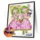 thumbnail image 2 of Cuadros Decorativos Chica de dibujos animados de pintura de diamantes Kit de diamantes de imitación de taladro especial parcial Likrtyny embutido en tela, 2 of 6