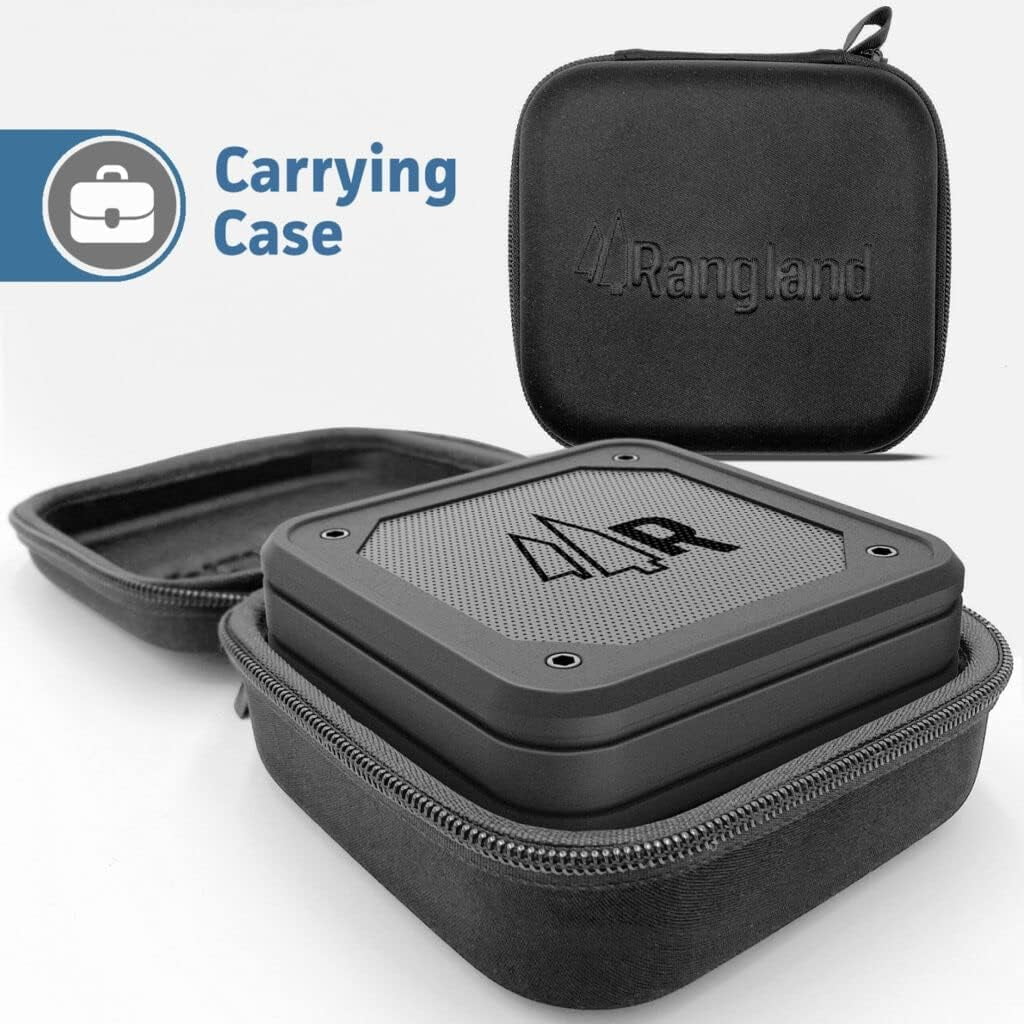 Magnetic Dual Pairing Stereo Bluetooth Speakers for Golf Carts (2 Pack) Waterproof IPX6, Wireless Surround Sound with Built-in Magnet Bar Mount - Portable for Travel, Job Sites and Golfing