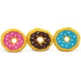 thumbnail image 2 of ZippyClaws Mini Donutz Catnip Toys Set (Chocolate  Strawberry), 2 of 6