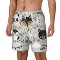 thumbnail image 2 of Gaeub Funny Animals Series Mens Swim Trunks Stretch Beach Shorts Quick Dry for Men Swim Shorts Swimwear with Pockets- Large, 2 of 9