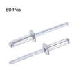thumbnail image 4 of Unique Bargains 5mm Diameter 16mm Grip Length Silver Tone Aluminum Blind Rivets 60 Pack, 4 of 4