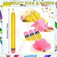 thumbnail image 2 of 2 Pieces 44 Inch Giant Inflatable Pencils Balloon Back to School Dimensional Pencils Balloon Graduation Party Decoration for Back to School Classroom Garden Room Birthday Party Decorations, 2 of 7