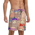 thumbnail image 2 of Kdxio Cute Lamas Print Mens Sleep Shorts Bottoms Soft Comfy Pajama Wear Pants with Drawstring Pockets, 2 of 7
