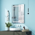 thumbnail image 3 of Costway 32'' x 24'' Bathroom Wall Mirror Makeup Mirror with Colorful Light Anti-Fog, 3 of 10