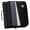 Black, variant on Case-it Tycoon Mini Padfolio Portfolio with Letter Size Writing Pad, Tri Fold Snap Closure, Black (Pad-37-MI)