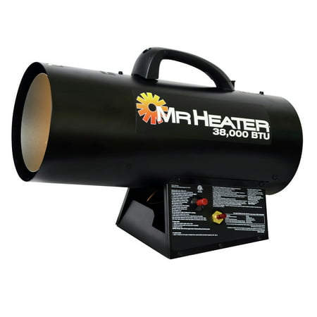 Mr. Heater MH38QFA QBT Forced Air Propane Heater, 38000