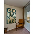 thumbnail image 5 of Go Jump Blue Painting Print on Natural Pine Wood, 5 of 7