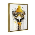 thumbnail image 4 of Stupell Industries Yellow Steampunk Emu Animals & Insects Painting Gold Floater Framed Canvas Art Print Wall Art, 25 x 31, 4 of 10