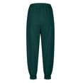 thumbnail image 5 of NOLDARES Womens Sweatpants High Waisted Jogger Pants Women Cinch Bottom Sweatpants Trendy Baggy Joggers with Pockets(Dark Green,XXL), 5 of 5