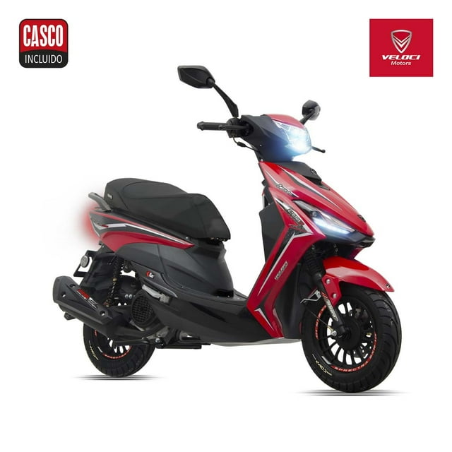 Motocicleta Scooter Veloci Hasback Sport 200cc Rojo 2025