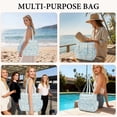 thumbnail image 6 of GYNKY Corduroy Tote Bag for Women Large Capacity Work Bag Weekender Duffle Bags with 6 Pockets Shoulder Crossbody Handbag for Office Travel Gym and Everyday Use Overnight, 6 of 7