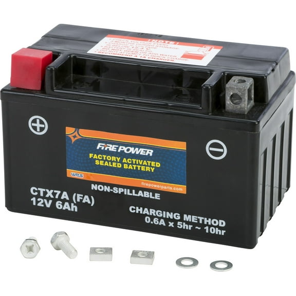 Fire Power Factory Activated Battery CTX7A Compatible With Aprilia SXV 450 2006-2009