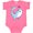 Hot Pink, variant on Inktastic Hi Cute Shark Boys or Girls Baby Bodysuit