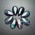 thumbnail image 4 of EOEMY Natural Colorful Fluorite Gemstone Quartz Crystal Pendant Unisex Chakra Charms, 4 of 9