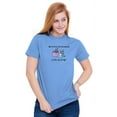 thumbnail image 3 of Without The Husband Married Wife Women's Graphic T Shirt Tees Brisco Brands S, 3 of 6