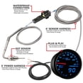 thumbnail image 3 of MaxTow | Black & Blue Double Vision Series 2200 Fahrenheit Pyrometer Exhaust Gas Temperature Gauge for Trucks, 3 of 7