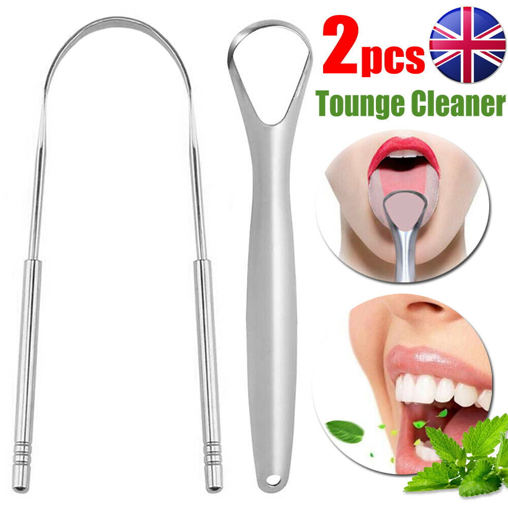 Tongue Cleaning Scraper Tongue Coating Cleaner Tongue Brush Oral Care Kit