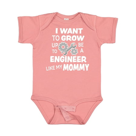 

Inktastic I Want to Grow Up to Be a Engineer Like My Mommy Gift Baby Boy or Baby Girl Bodysuit
