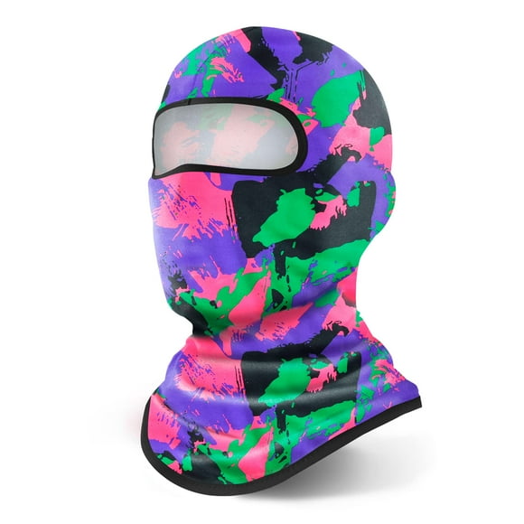 Máscara de esquí YESLIFE Purple Camouflage para hombre y mujer