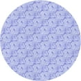 thumbnail image 1 of Ahgly Company Machine Washable Indoor Round Transitional Purple Mimosa Purple Area Rugs, 8' Round, 1 of 7