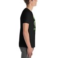 thumbnail image 4 of St. Patrick’s Day Clover T-Shirt – Unique Swirl Design, Perfect for Festive Celebrations (M) (Black), 4 of 6