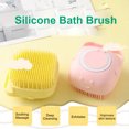 thumbnail image 3 of El cepillo de baño de silicona puede contener gel de ducha líquido multifuncional para mascotas, Abanopi Cepillo de baño, 3 of 5