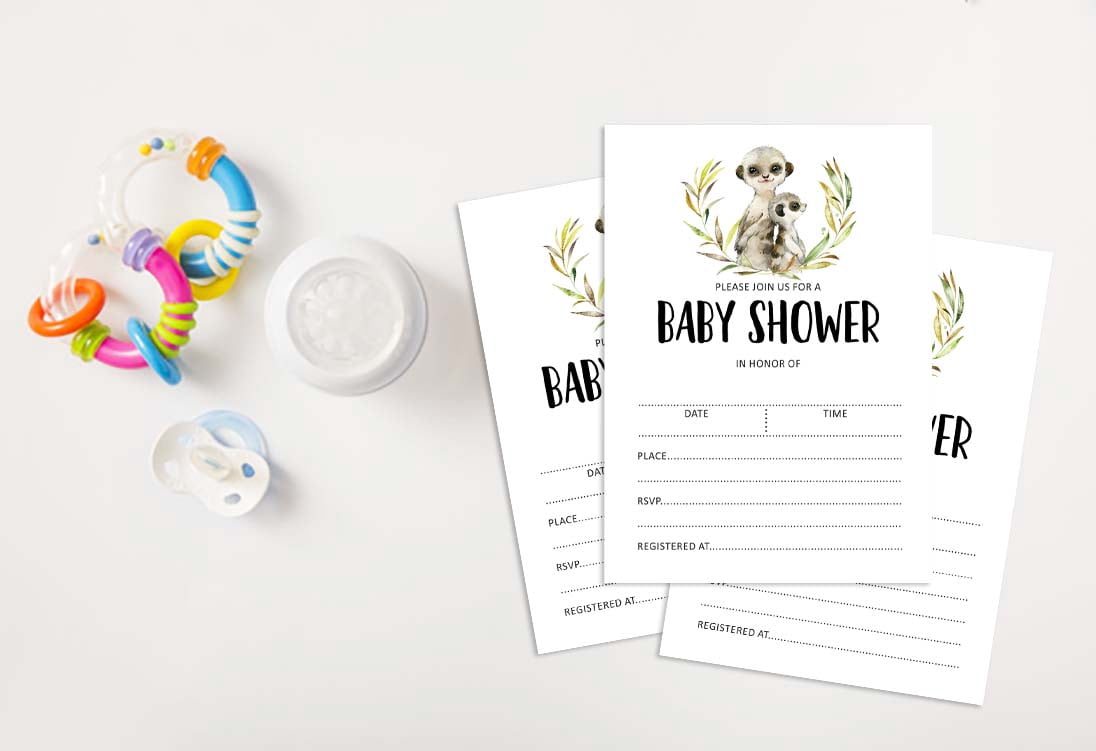 Inkdotpot 30koala baby Baby Shower Invitation Cards Gender Neutral In Blank Invites