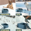 thumbnail image 2 of NAMSAN Pet Heated Water Bowl with Float Valve Auto-Fill Thermal-Bowl for Dogs, Cats, Chicken, 2 of 6