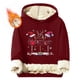 thumbnail image 1 of Sudadera con capucha para hombre, informal, a la moda, con estampado, de felpa, de manga larga, con bolsillo, de poliéster, 1 of 5