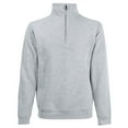 thumbnail image 1 of Fruit Of The Loom Mens Premium 70/30 Zip Neck Sweatshirt, 1 of 3