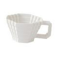 thumbnail image 4 of Taza de cerámica para café, leche, regalo de cumpleaños, taza de agua con asa, 400 ml, desayuno blanco, 4 of 9