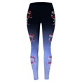 thumbnail image 4 of MKLEKYY Leggings de yoga para mujer, leggings para entrenamiento, leggings con estampado navideño, pantalones con bloques de color, leggings suaves y elásticos. 2202, 4 of 4