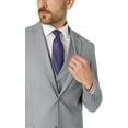 thumbnail image 2 of Caravelli Men's 3-Piece Single Breasted Slim Fit 2-Button Vested Dress Suit Set - Colors, 2 of 13