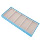 thumbnail image 1 of 5 Grid Glasses Case Multifunction Space Saving 5 Slot Sunglasses Holder Storage Box Light Blue, 1 of 4