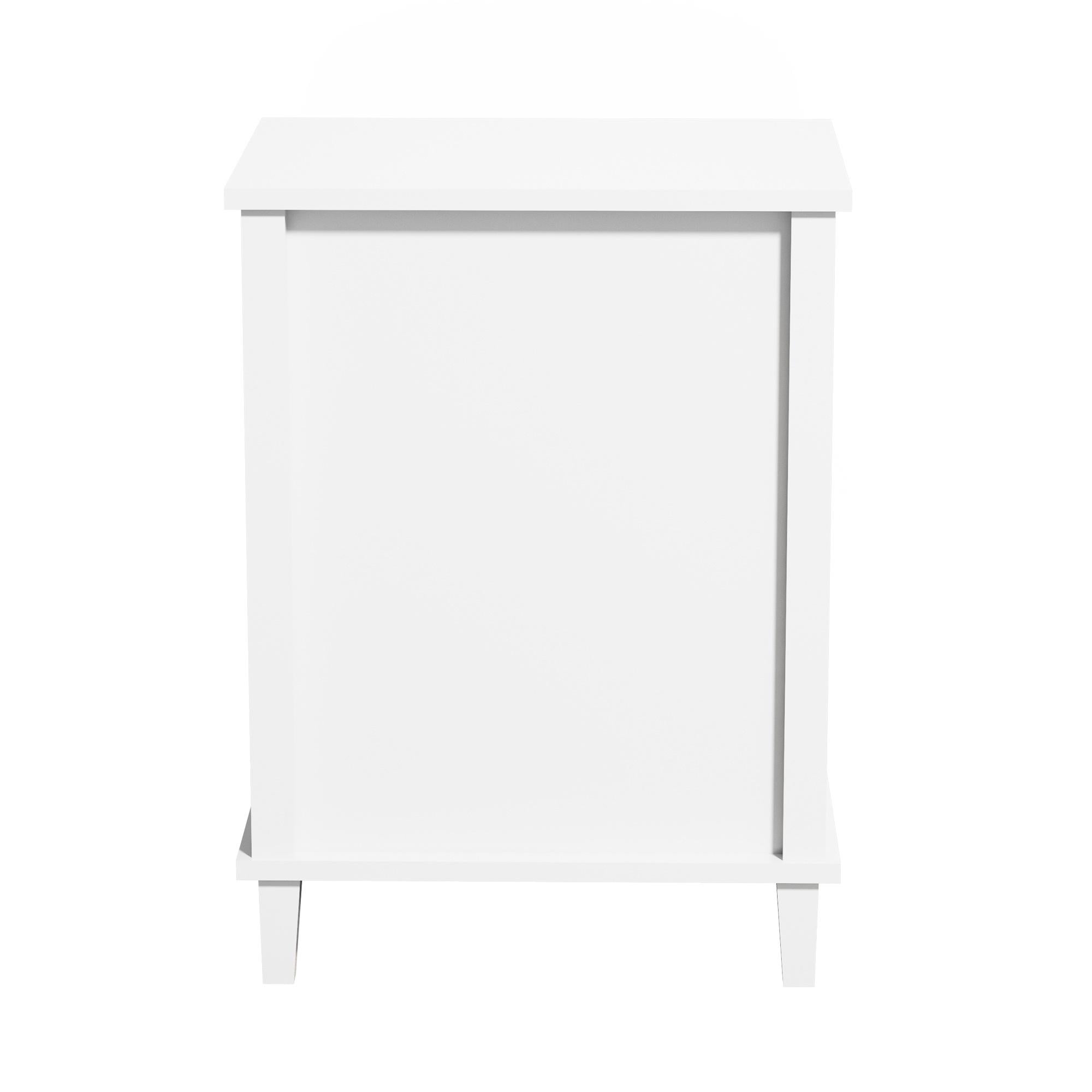 Gewnee Kid's Wooden Nightstand with Drawer and Open Cabinet for Kid's Bedroom,Pink