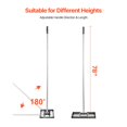 thumbnail image 4 of 10x17in Lawn Leveling Rake 78 in Adjustable Handle for Yard Golf Court, 4 of 6