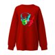 thumbnail image 1 of Sudadera Para Mujer, Sudaderas de Cuello Redondo, Sudadera de Manga Larga Con Estampado de Cabeza de Calavera Divertida Para Festival, Sudadera Gruesa de Cuello Redondo Odeerbi ODB133315, 1 of 6