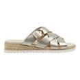 thumbnail image 2 of Easy Spirit Women's Pace Flat Slides in Gold, 5 US, 2 of 2