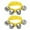 Yellow-324, variant on Yulucky Hand Percussion Bells & Chimes 2pcs Jingle Bells Wrist Bells Ankle Bells Bracelet 4 Bells Percussion Instruments Musical Bells for Party Green