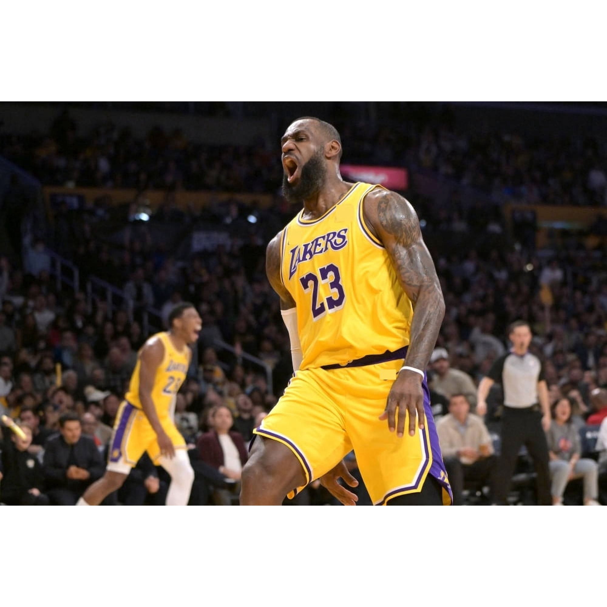 LeBron James Lakers Basketball Jersey Set for Kids XL/S
