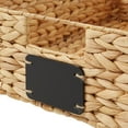 thumbnail image 5 of Casafield (Set of 4) Water Hyacinth 12-1/2"x17"x5" Pantry Baskets w/ Chalkboard Labels and Marker -Natural, Woven Storage Bins for Kitchen Shelves, 5 of 7