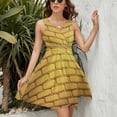 thumbnail image 3 of Yellow Brick Wall Sunlight Dress Fashion Beach Long Dresses Female Party Printed Sundress, 3 of 7