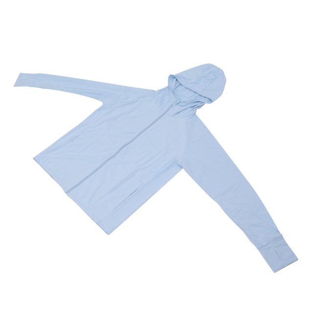 Sudadera con capucha de protección solar ANGGREK Chaqueta de protección solar UPF 50+ con cremallera completa para mujer Sudadera con capucha de protección solar de manga larga