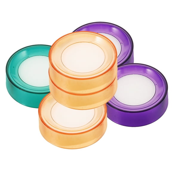 TOYMYTOY Sponge Wet Finger Moistener for Easy Counting and Sorting 6Pcs