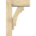 thumbnail image 3 of Ekena Millwork 8"W x 24"D x 36"H Merced Block Rough Sawn Bracket w/ Offset Brace, Douglas Fir, 3 of 25