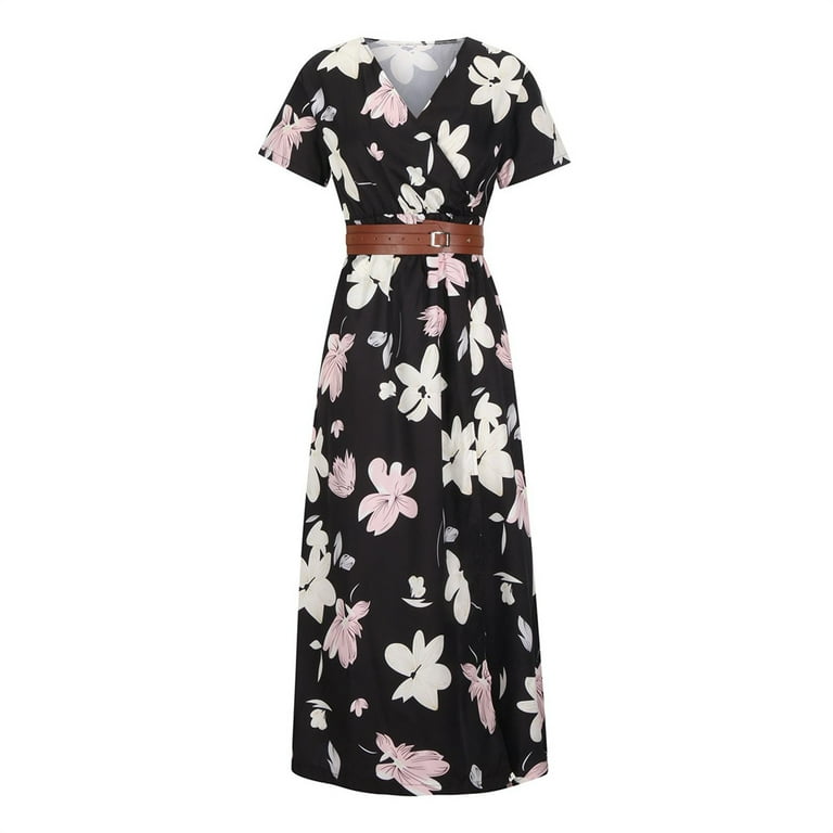 Casual Geometric Print Bandage Turndown Collar A Line Dresses Casual Geometric Print Bandage Turndown Collar A Line Dresses